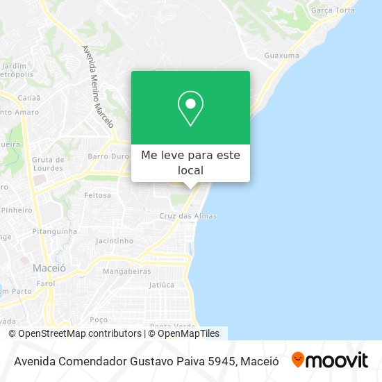 Avenida Comendador Gustavo Paiva 5945 mapa