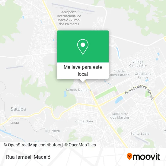 Rua Ismael mapa
