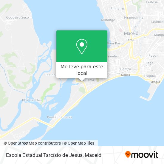 Escola Estadual Tarcísio de Jesus mapa