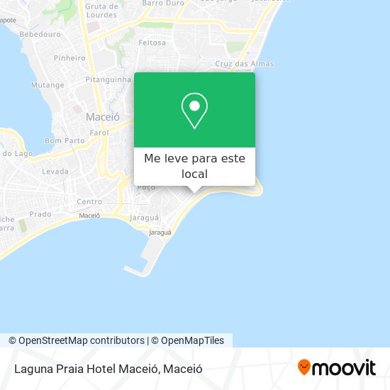 Laguna Praia Hotel Maceió mapa