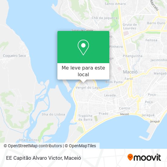 EE Capitão Alvaro Victor mapa