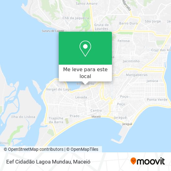 Eef Cidadão Lagoa Mundau mapa