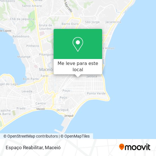 Espaço Reabilitar mapa