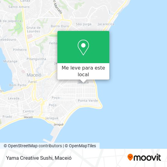Yama Creative Sushi mapa