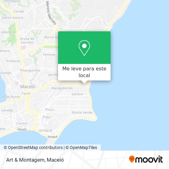 Art & Montagem mapa
