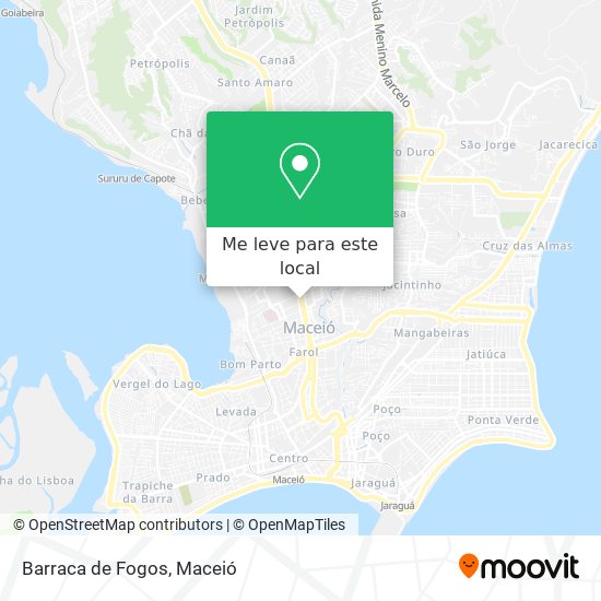 Barraca de Fogos mapa