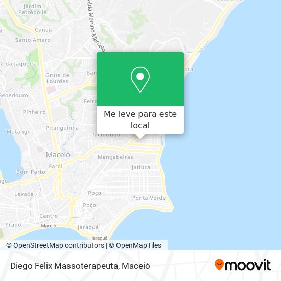 Diego Felix Massoterapeuta mapa