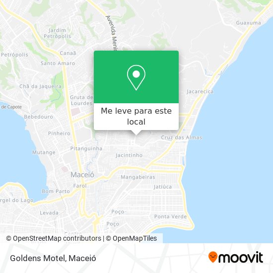 Goldens Motel mapa