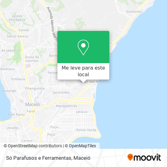 Só Parafusos e Ferramentas mapa