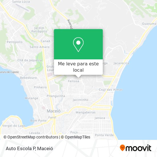 Auto Escola P mapa
