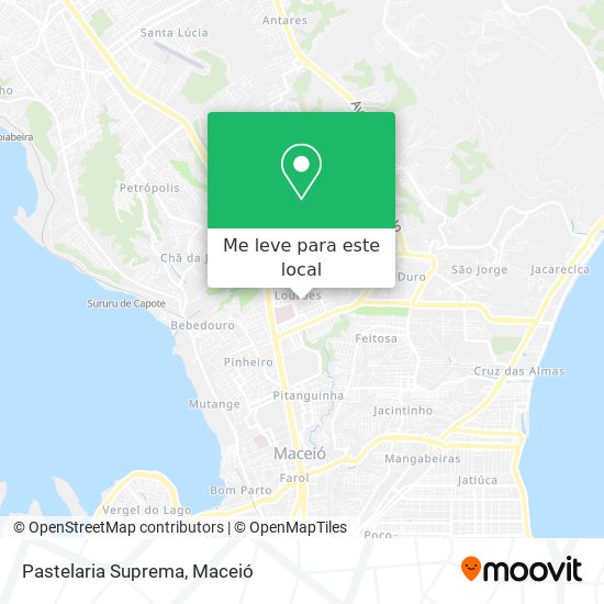 Pastelaria Suprema mapa