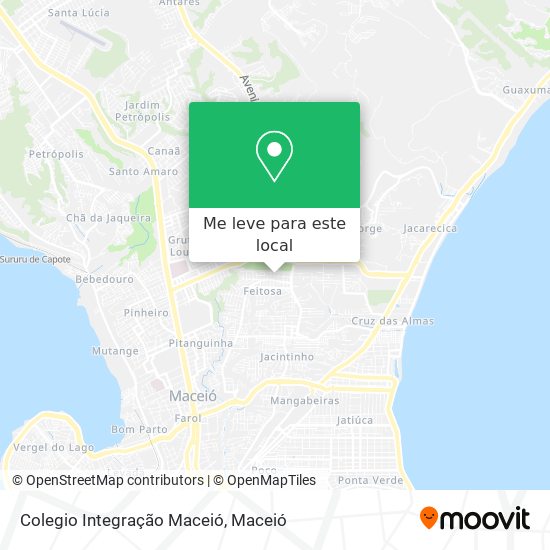 Colegio Integração Maceió mapa