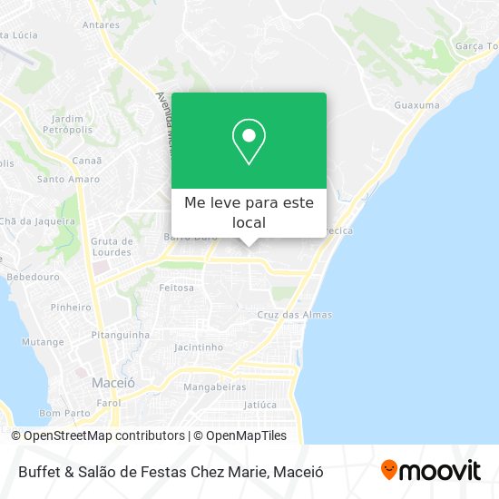 Buffet & Salão de Festas Chez Marie mapa