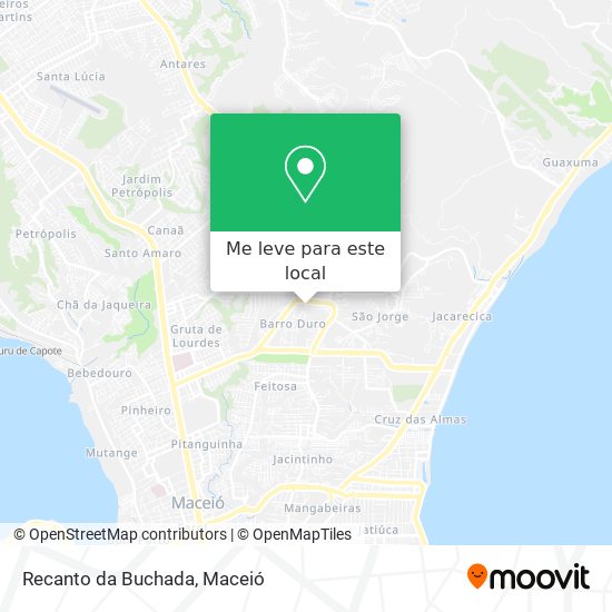 Recanto da Buchada mapa