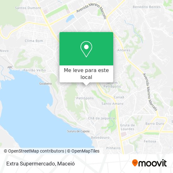 Extra Supermercado mapa