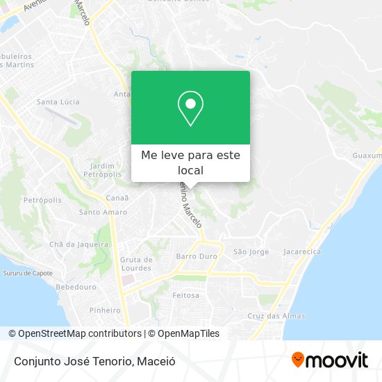 Conjunto José Tenorio mapa
