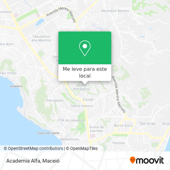 Academia Alfa mapa