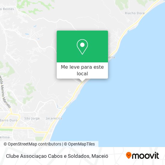 Clube Associaçao Cabos e Soldados mapa