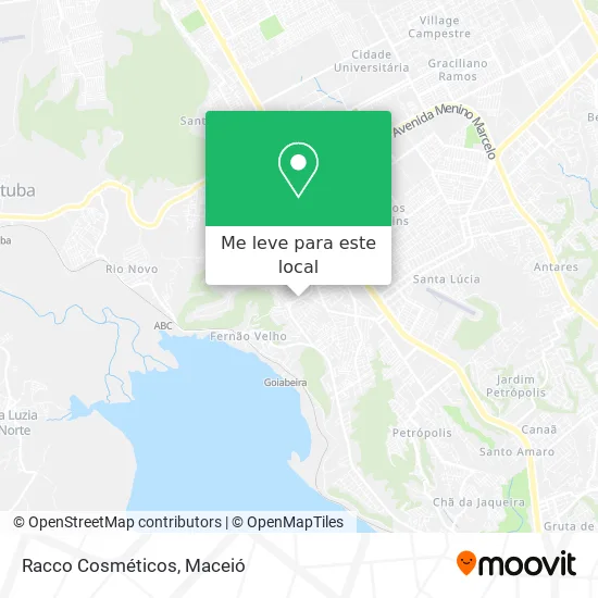 Racco Cosméticos mapa