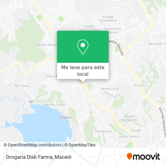 Drogaria Disk Farma mapa