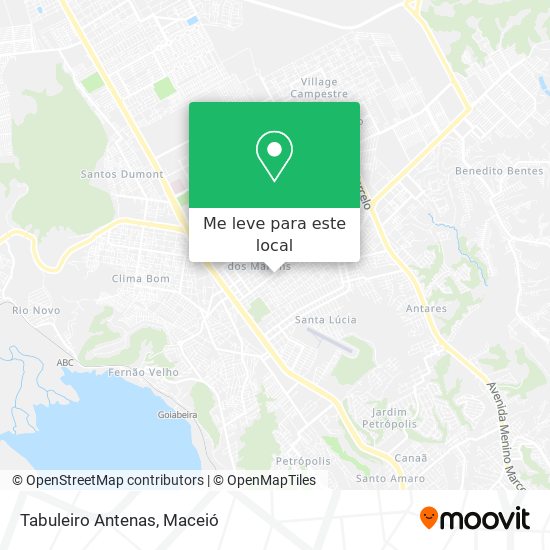 Tabuleiro Antenas mapa