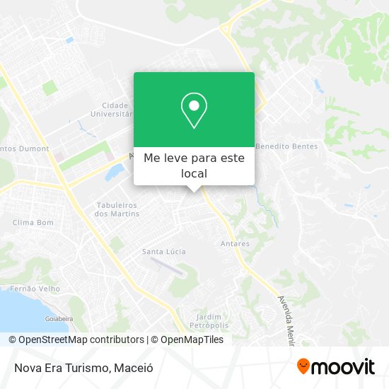 Nova Era Turismo mapa