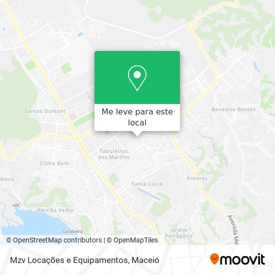 Mzv Locações e Equipamentos mapa