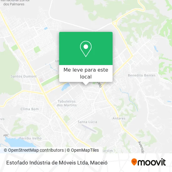 Estofado Indústria de Móveis Ltda mapa