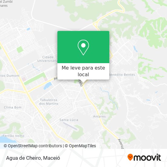 Agua de Cheiro mapa