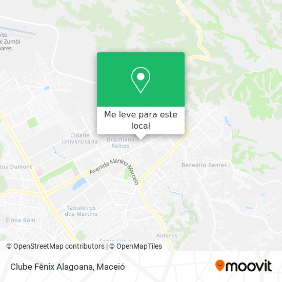 Clube Fênix Alagoana mapa
