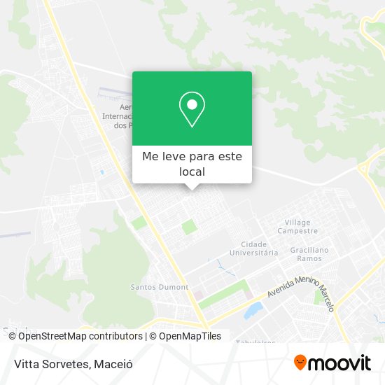Vitta Sorvetes mapa