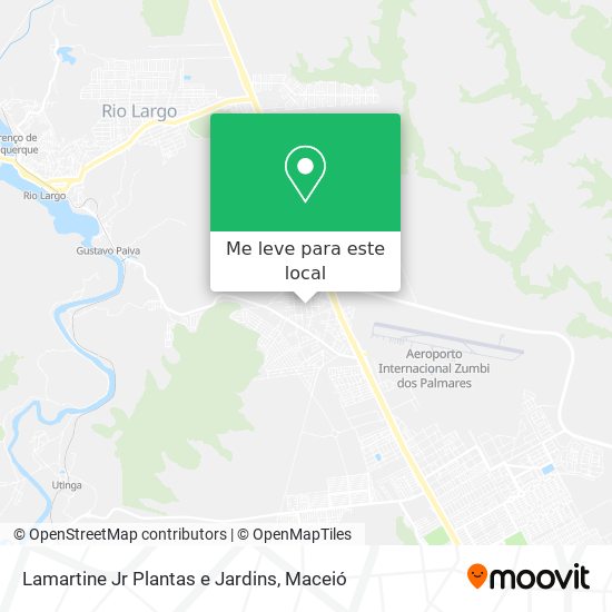 Lamartine Jr Plantas e Jardins mapa
