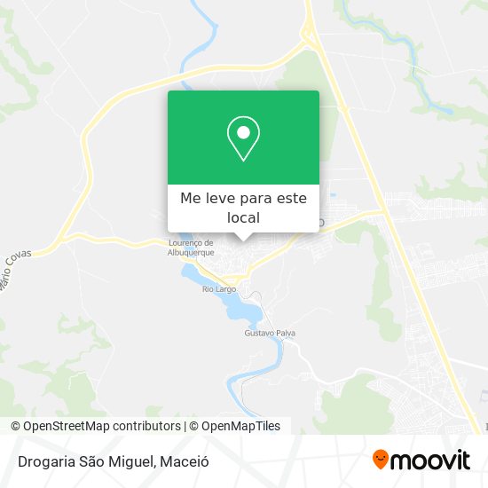 Drogaria São Miguel mapa