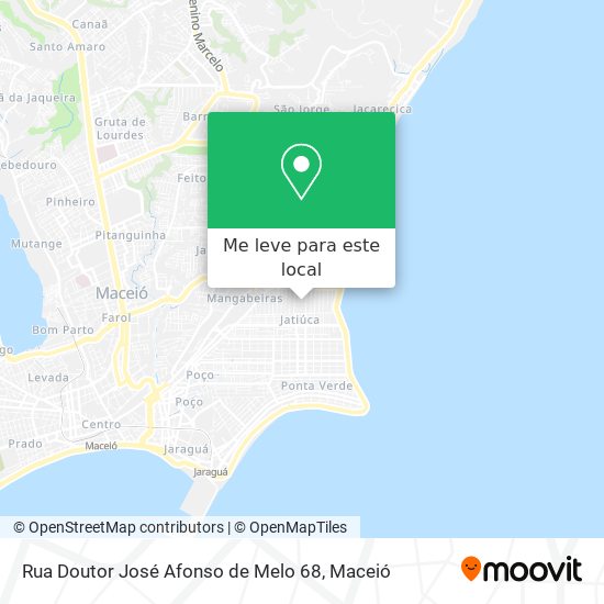 Rua Doutor José Afonso de Melo 68 mapa