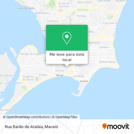 Rua Barão de Ataláia mapa