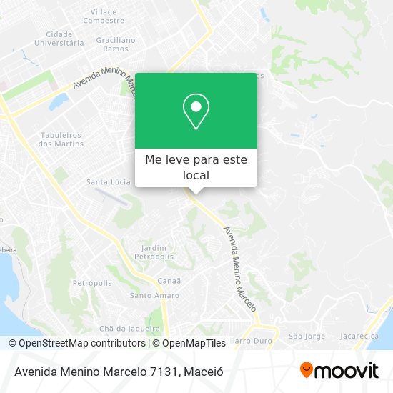 Avenida Menino Marcelo 7131 mapa