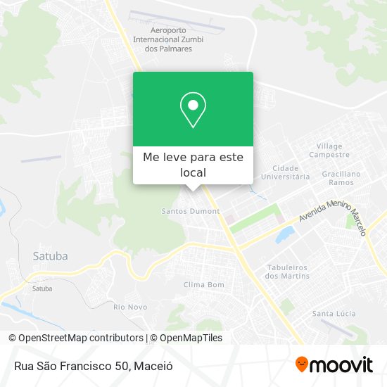 Rua São Francisco 50 mapa