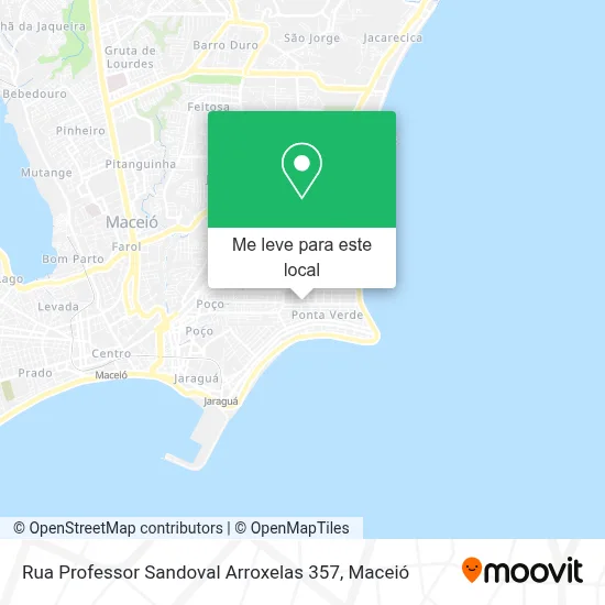 Rua Professor Sandoval Arroxelas 357 mapa