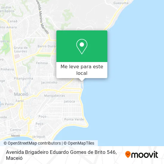 Avenida Brigadeiro Eduardo Gomes de Brito 546 mapa