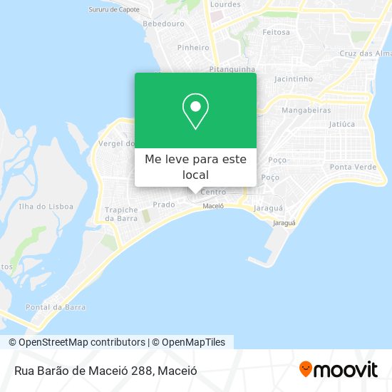 Rua Barão de Maceió 288 mapa