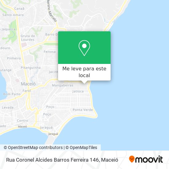 Rua Coronel Alcides Barros Ferreira 146 mapa