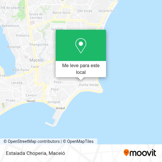 Estaiada Choperia mapa