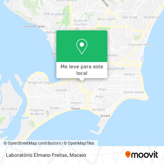 Laboratório Elmano Freitas mapa