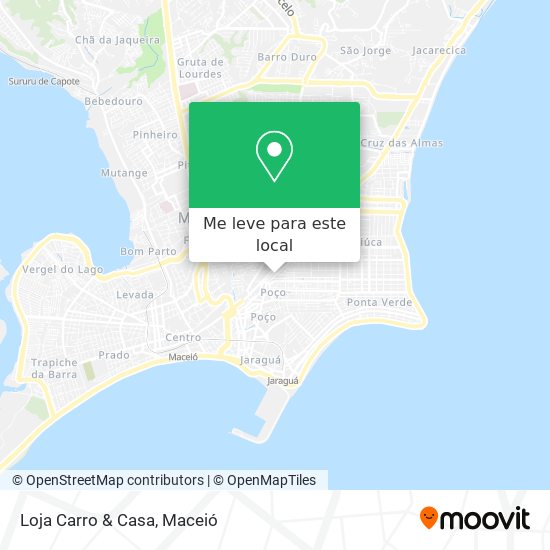 Loja Carro & Casa mapa