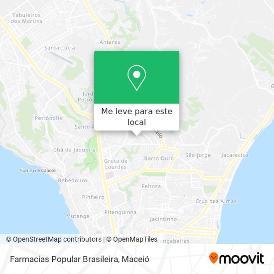 Farmacias Popular Brasileira mapa
