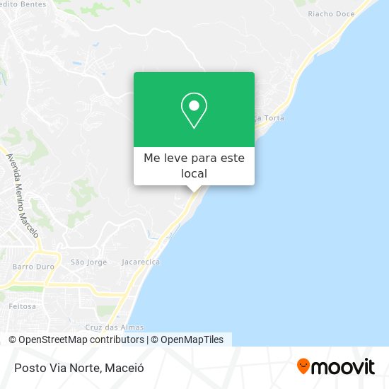 Posto Via Norte mapa