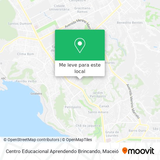 Centro Educacional Aprendendo Brincando mapa