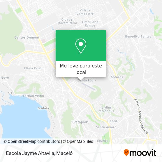 Escola Jayme Altavila mapa
