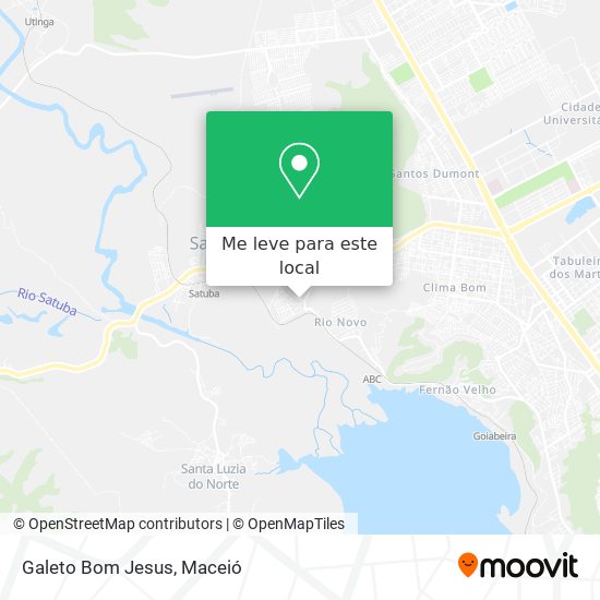 Galeto Bom Jesus mapa