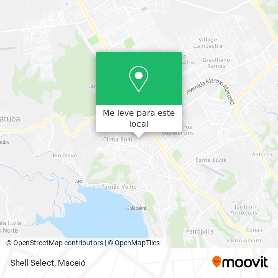 Shell Select mapa